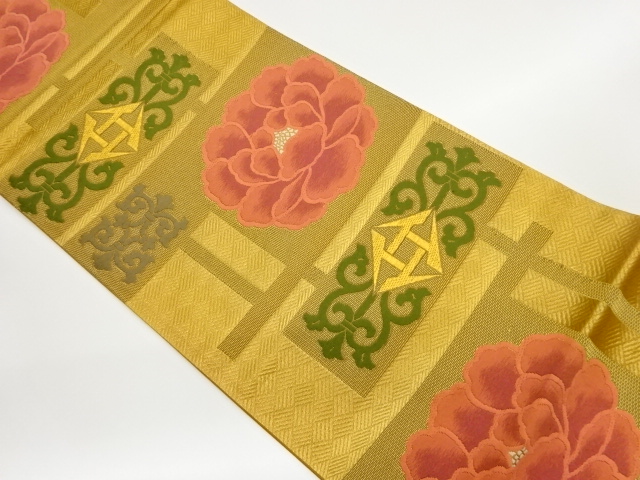 JAPANESE FUKURO OBI / WOVEN ABSTRACT STRIPE